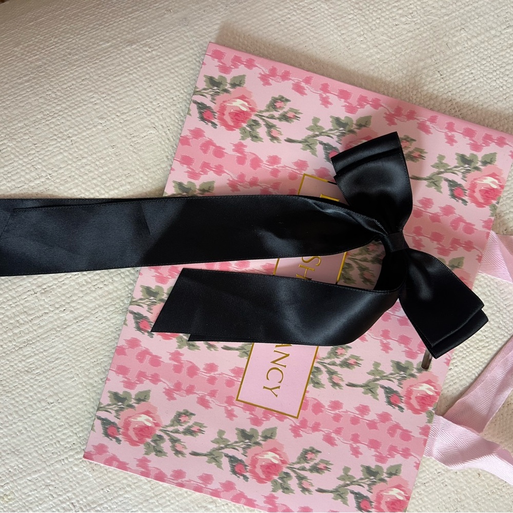 Love shack fancy silk hair bow clip